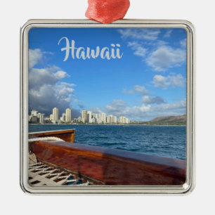 Adorno Metálico Vela Hawaii