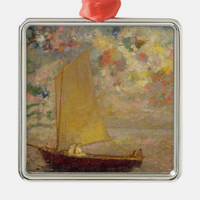 Adorno Metálico Velero (Frente)