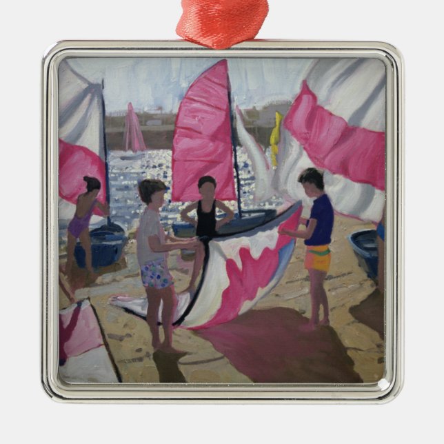 Adorno Metálico Velero Royan Francia 1992 (Frente)