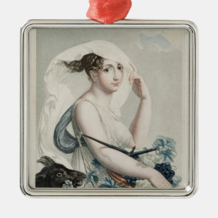 Adorno Metálico Vendemiaire, primer mes del calendario republicano