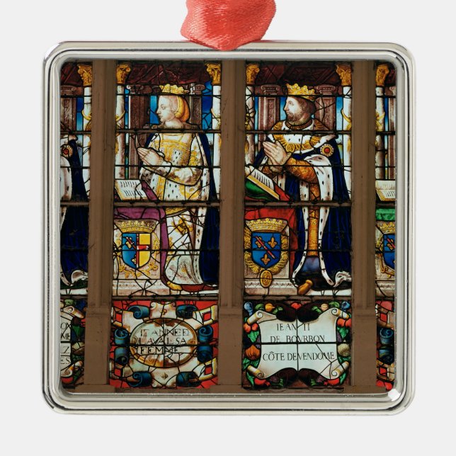 Adorno Metálico Ventana que representa a Louis de Borbón (Frente)