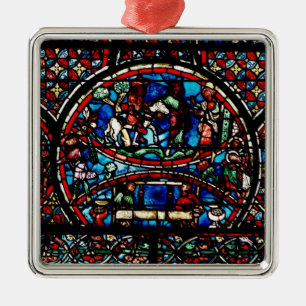 Adorno Metálico Ventana que representa al buen samaritano