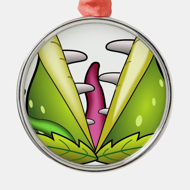 Adorno Metálico venus flytrap monster (Frente)