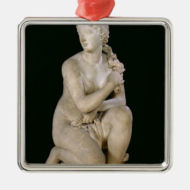 Adorno Metálico Venus que se agacha, 1686 (Frente)