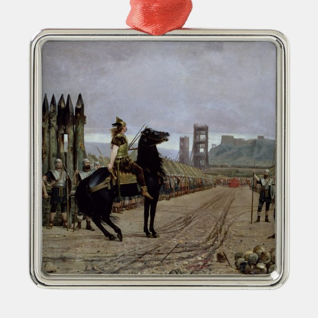 Adorno Metálico Vercingetorix antes de César, 52 A.C., 1886 (Frente)