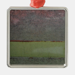 Adorno Metálico Verde rosa azul verde azulado oxidado