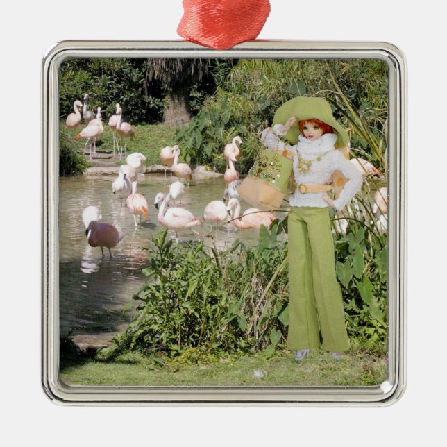 Adorno Metálico Verdi en el zoológico de Houston (Frente)