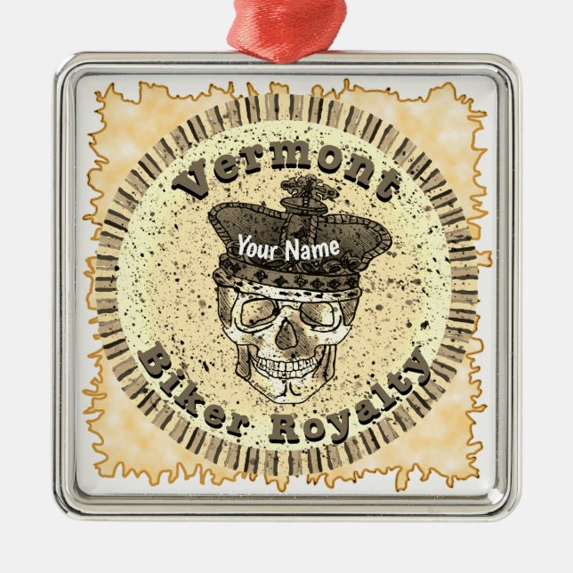 Adorno Metálico Vermont Biker (Frente)