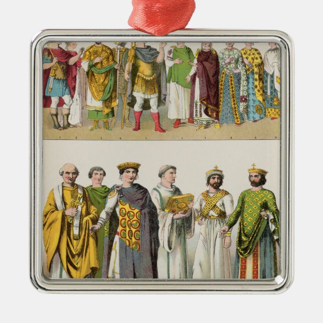 Adorno Metálico Vestido en la corte bizantina (Frente)