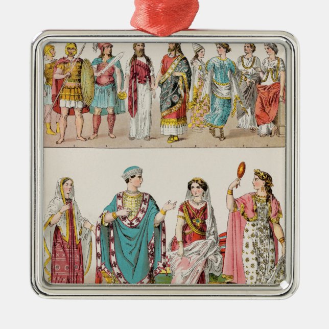 Adorno Metálico Vestido etrusco (Frente)