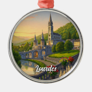 Adorno Metálico Viaje a Lourdes Francia