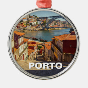 Adorno Metálico Viaje a Porto Portugal