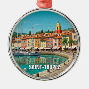 Adorno Metálico Viaje a Saint-Tropez Francia
