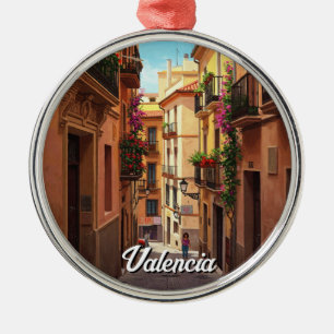 Adorno Metálico Viaje a Valencia España