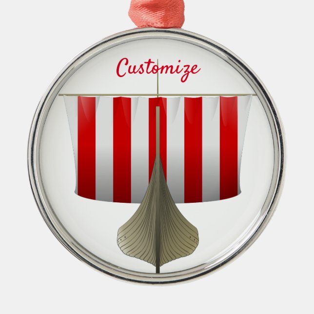 Adorno Metálico Viaje de barco de vela Thunder_Cove (Frente)