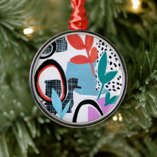 Adorno Metálico Viaje de campo abstracto