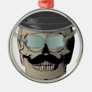 Adorno Metálico Viajero de Sr. Bones Steam Punk Time