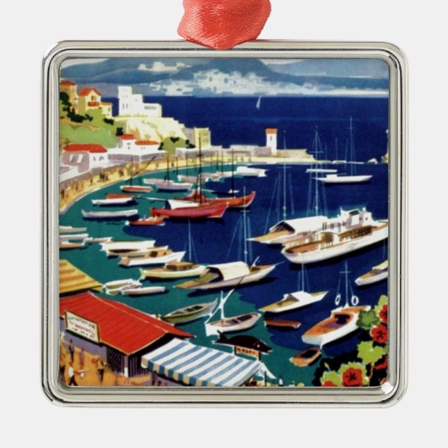 Adorno Metálico Viajes de época Atenas Grecia (Frente)