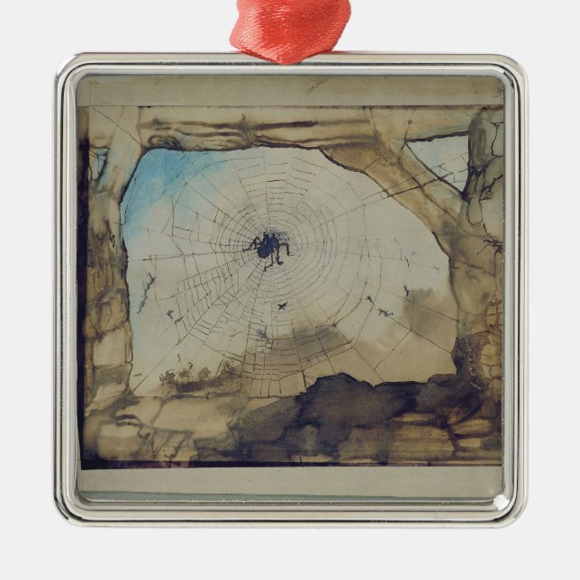 Adorno Metálico Vianden a través de un Web de araña (Frente)