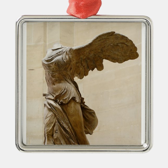Adorno Metálico Victoria coa alas de Samothrace (Frente)
