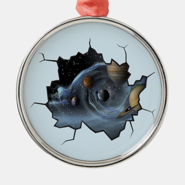 Adorno Metálico Vida continua (Frente)