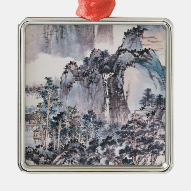 Adorno Metálico Vida en las montañas (Frente)