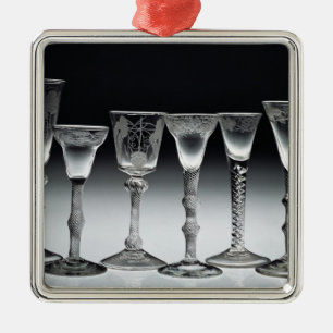 Adorno Metálico vidrios de la Aire-torsión, 1750-60