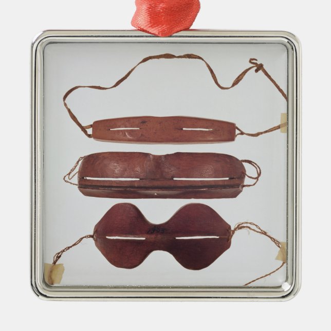 Adorno Metálico Vidrios del sol/de la nieve del Inuit ' (Frente)