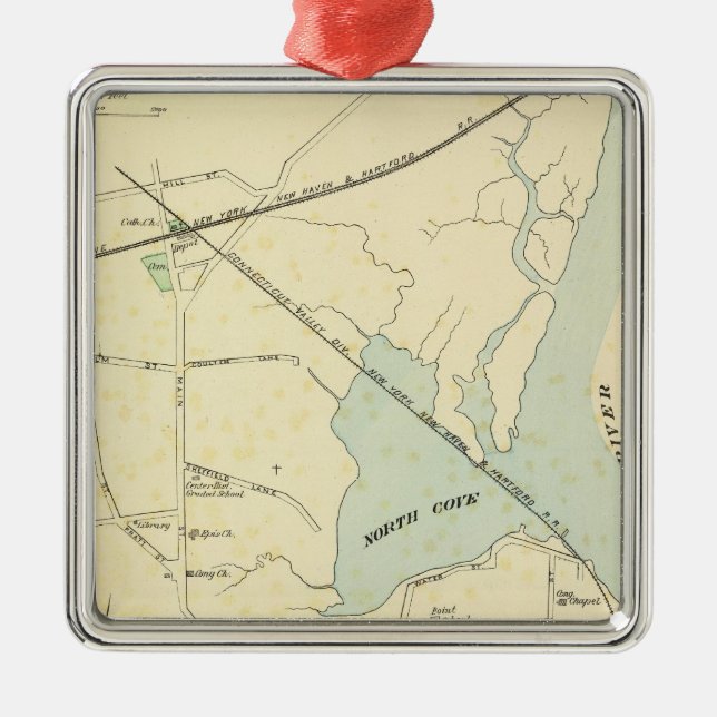 Adorno Metálico Viejo Saybrook (Frente)