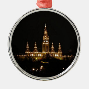 Adorno Metálico Viena de noche