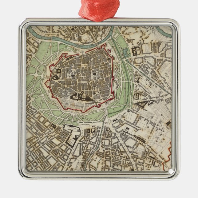 Adorno Metálico Viena Wien (Frente)