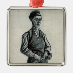 Adorno Metálico Vincent van Gogh el   el herrero joven, 1882