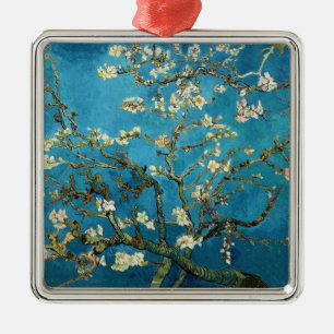 Adorno Metálico Vincent van Gogh, floreciente árbol de almendros