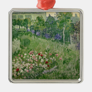 Adorno Metálico Vincent van Gogh jardín del   Daubigny, 1890