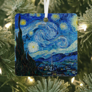 Adorno Metálico Vincent Van Gogh La Noche Starry