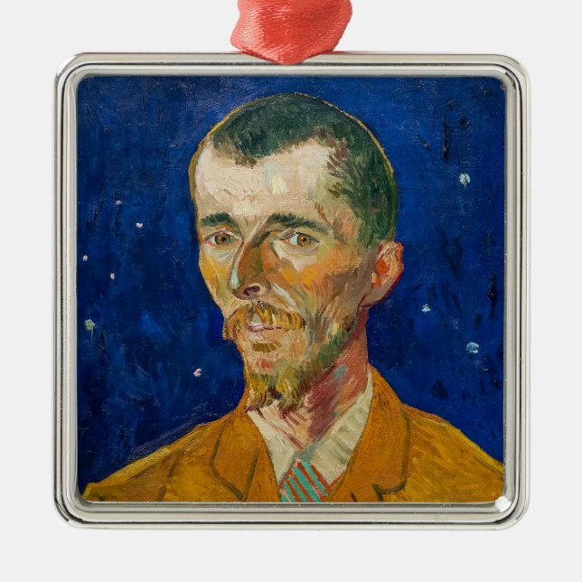 Adorno Metálico Vincent Van Gogh - Retrato de Eugene Boch, Arles (Frente)