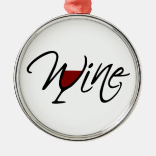 ADORNO METÁLICO VINO