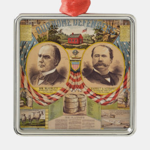 Adorno Metálico Vintage Campaña Presidencial Fiesta Republicano