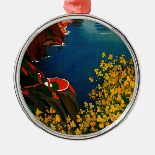 Adorno Metálico Vintage Capri L'Isola del Sole Italia