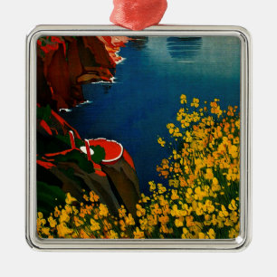 Adorno Metálico Vintage Capri L'Isola del Sole Italia