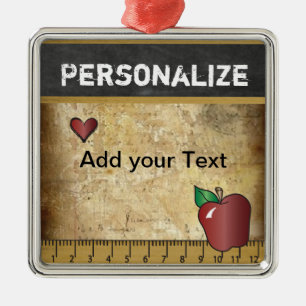 Adorno Metálico Vintage del personalizar para el profesor