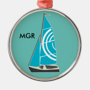 Adorno Metálico Vintage Dinghy