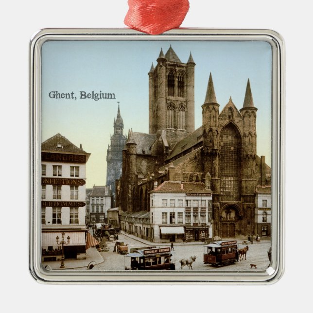Adorno Metálico Vintage - Gante, Bélgica (Frente)