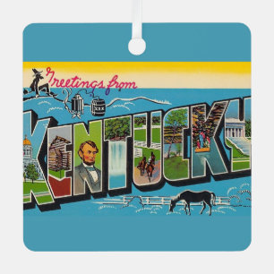 Adorno Metálico Vintage Kentucky