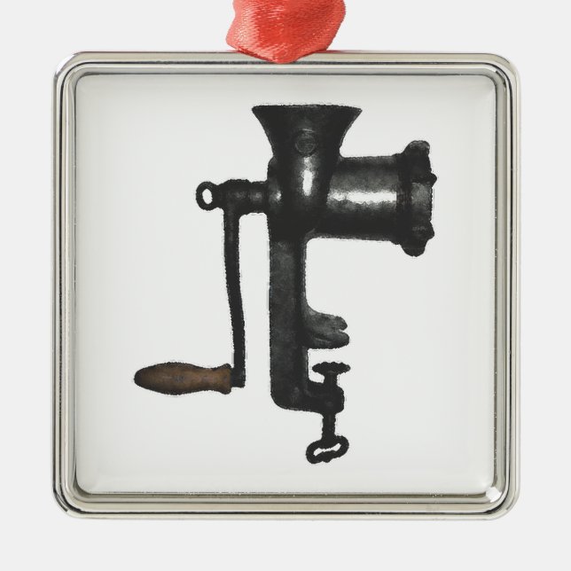 Adorno Metálico Vintage MeatGrinder (Frente)