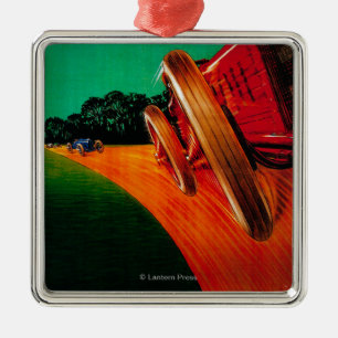 Adorno Metálico Vintage PosterEurope de Milano de los Di de