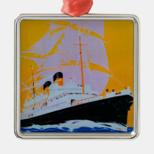 Adorno Metálico Vintage PosterEurope de Oostende Dover