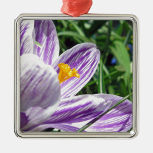 Adorno Metálico Violet Spring Crocus