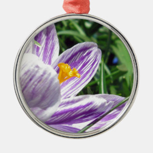 Adorno Metálico Violet Spring Crocus