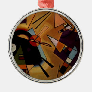 Adorno Metálico Violeta negra de Kandinsky